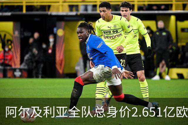 阿尔及利亚全队总身价2.651亿欧，26名球员中马扎的4500万欧最高